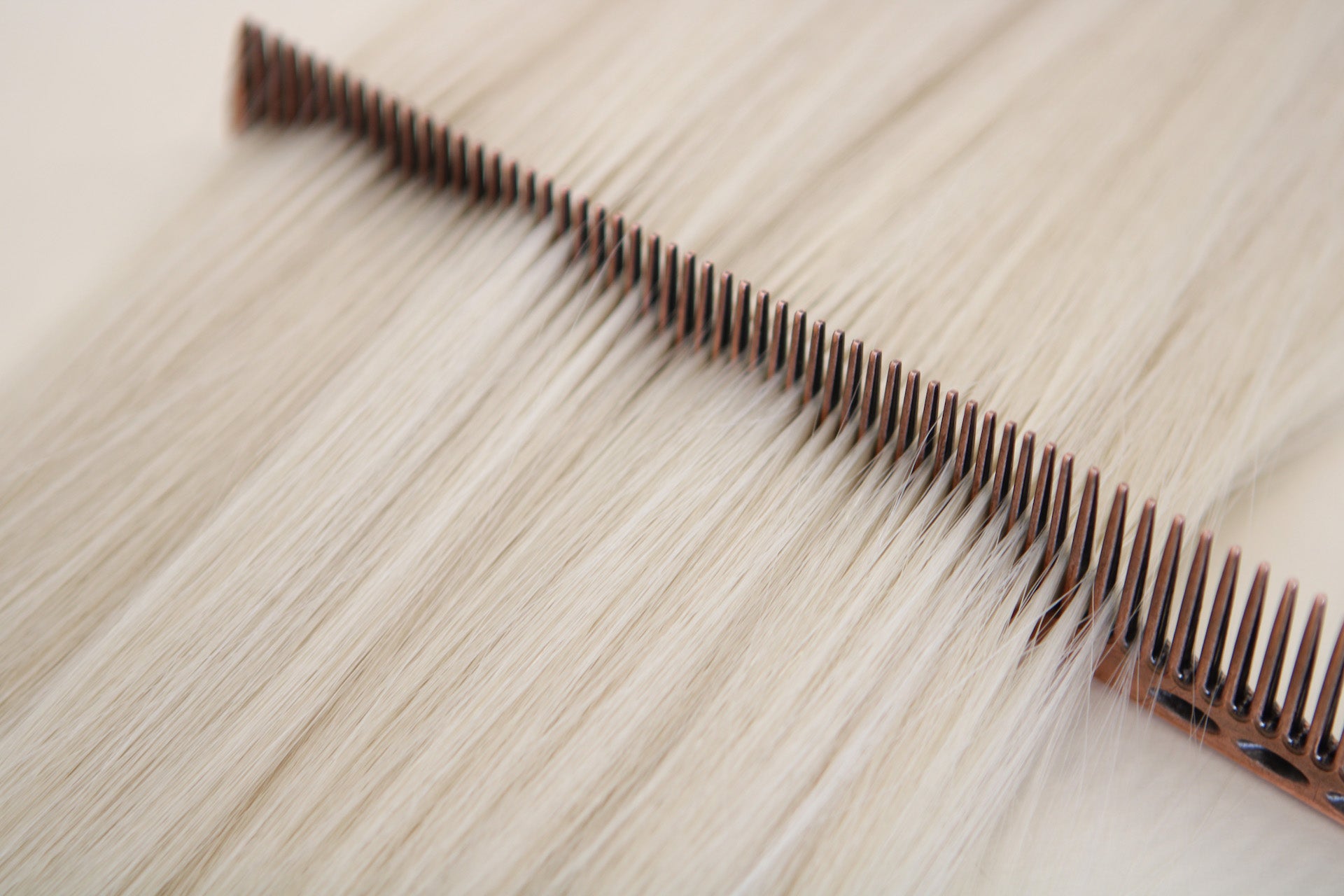 Blonde Hair Extension with comb